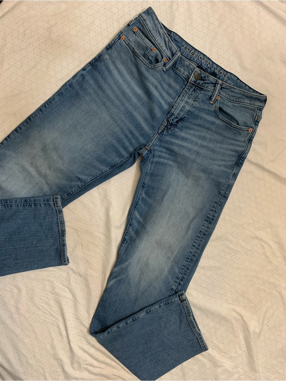 American Eagle Outfitters Light Blue Slim Straight Jeans